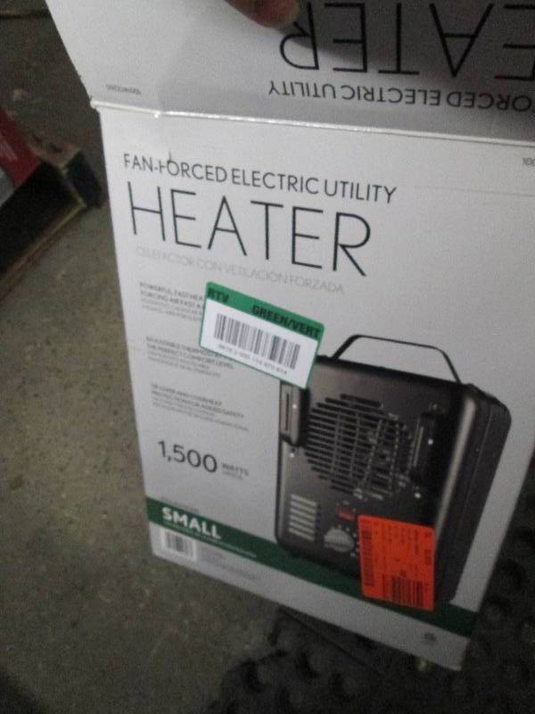 lot 34 image: 1500-Watt Milkhouse Utility Electri...