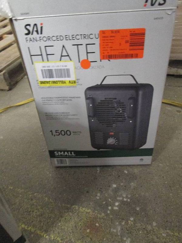 lot 51 image: 1500-Watt Milkhouse Utility Electri...