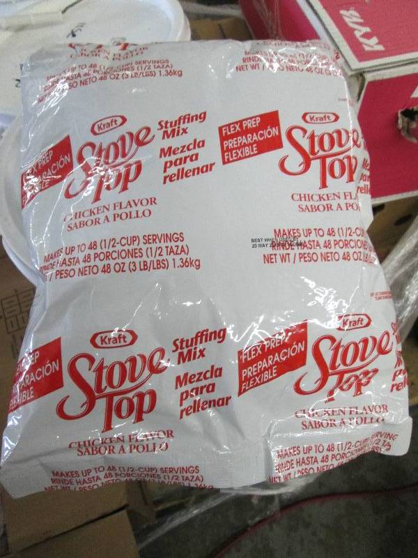 lot 58 image: 6 Bags of 48 serving size Stove Top...