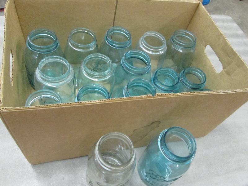 lot 72 image: Vintage Canning Jars...