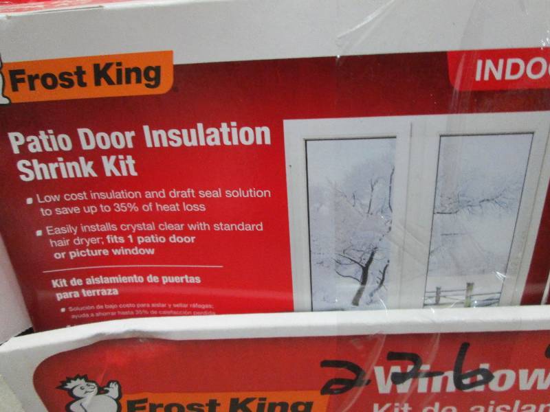 lot 88 image: Lot of 13 Frost King 84 in. x 110 i...