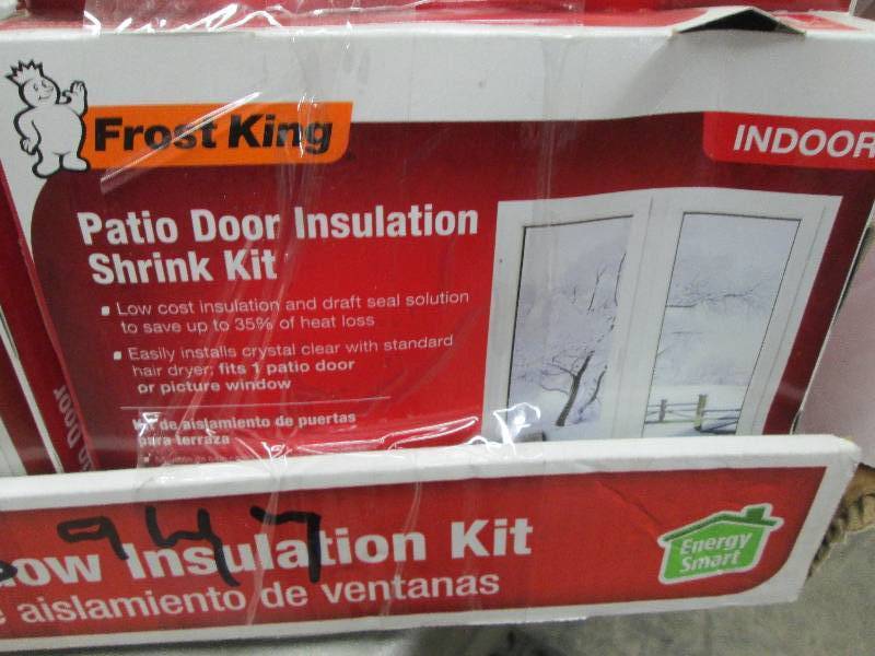lot 89 image: Lot of 13 Frost King 84 in. x 110 i...