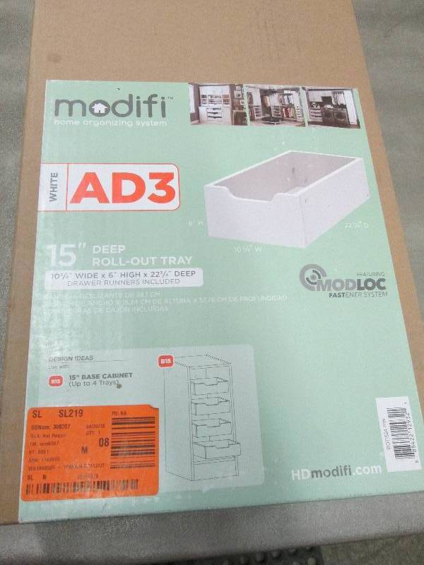 lot 99 image: Lot of 2 Modifi 15 in. x 6 in. Clos...