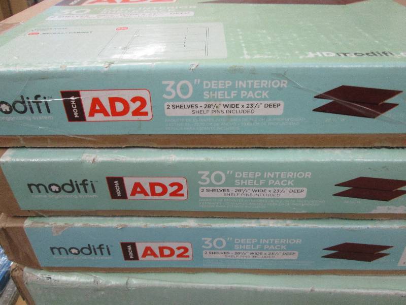 lot 101 image: Lot of 3 Modifi 28-58 in. W x 0.75...