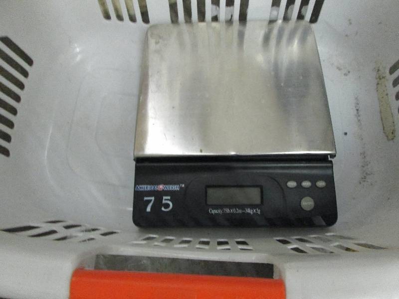 lot 107 image: Laundry Basket, Hangars, Scale...