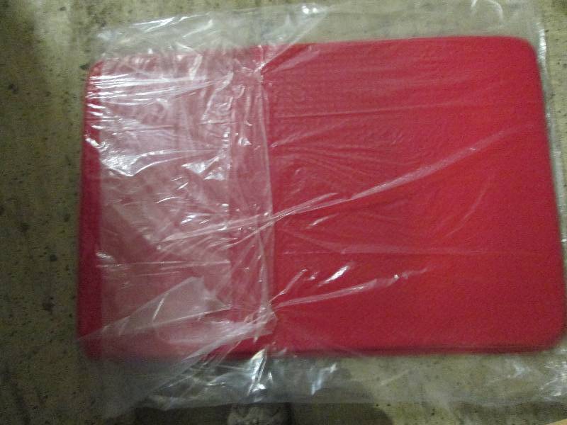 lot 122 image: Lot of 2 Red Large AntiFatigue Mats...