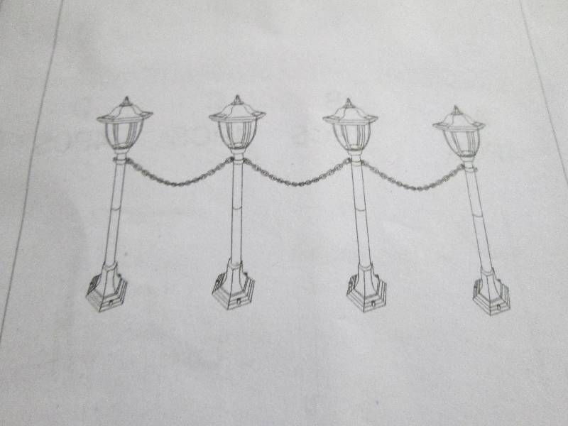lot 144 image: Chained Solar Lanterns open box, un...