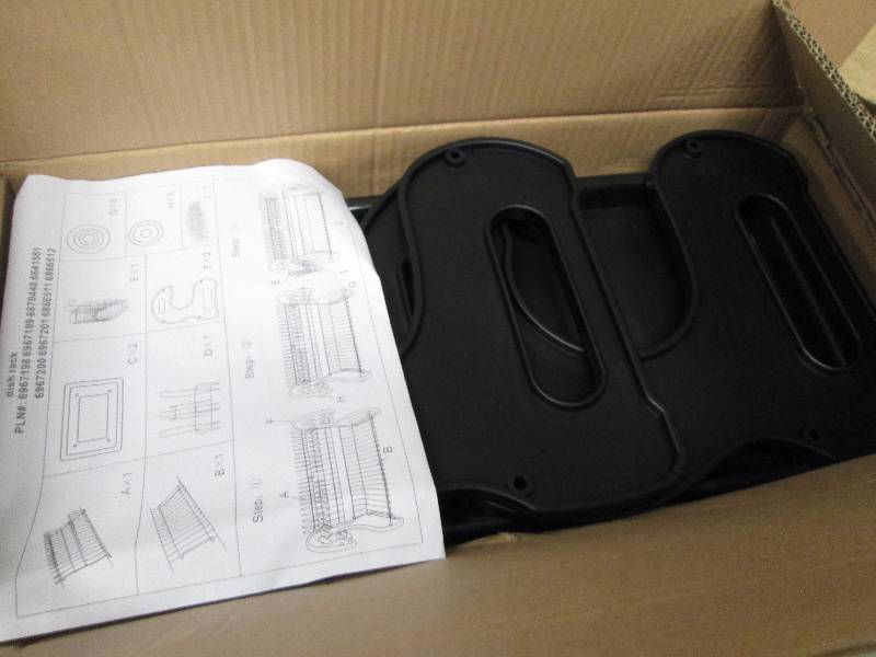 lot 189 image: 2-Tier Dish Rack open box Retail $3...