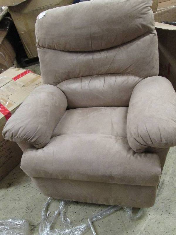 lot 194 image: Plush Recliner Rocker open box Reta...