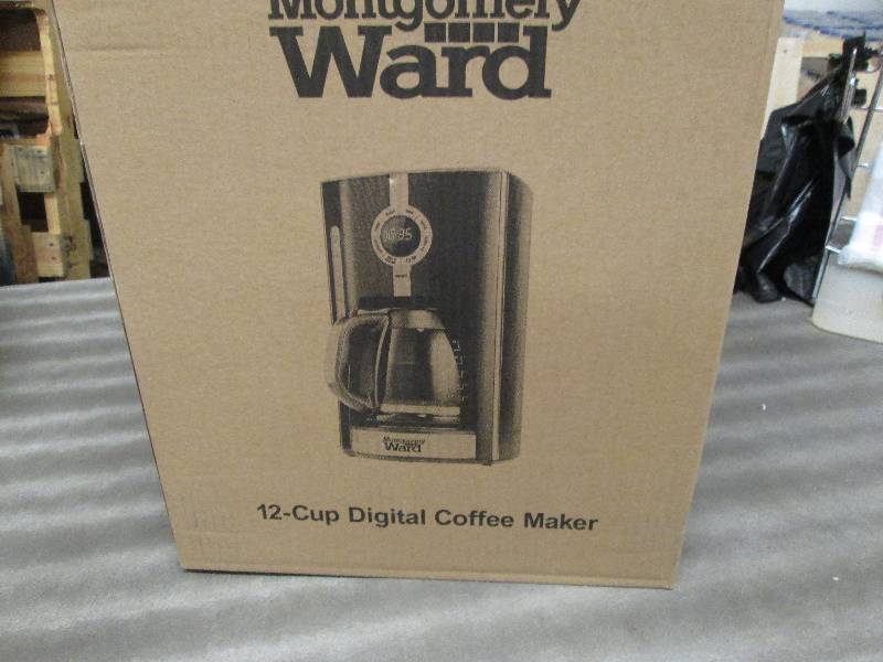 lot 201 image: 12-Cup Digital Coffee Maker by Mont...