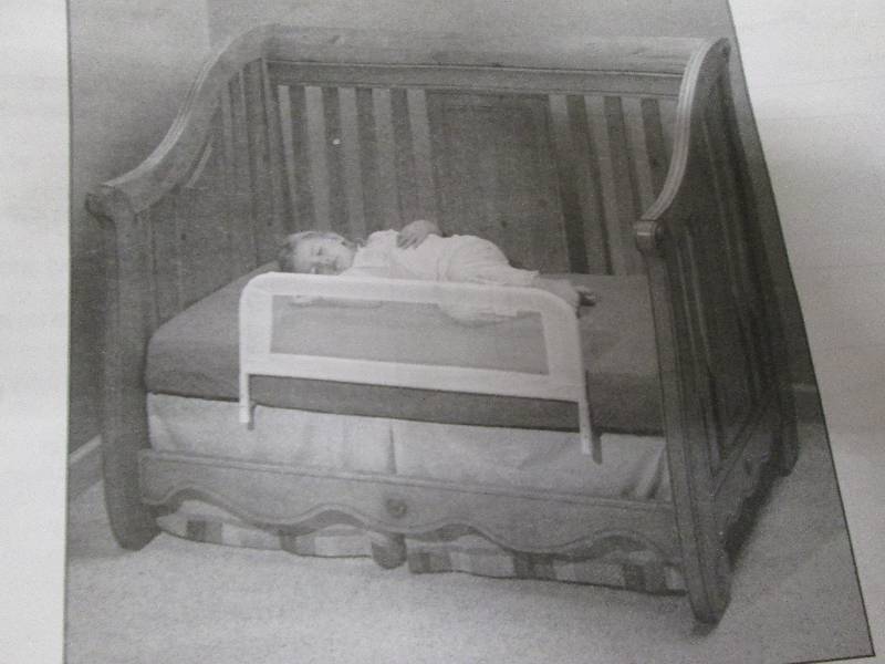 lot 240 image: KidCo Convertible Crib Bed Rail Pin...