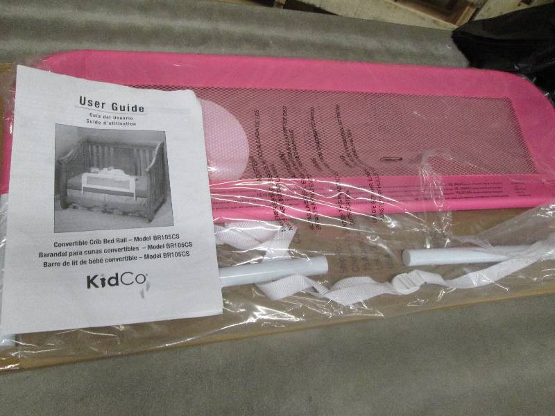 lot 241 image: KidCo Convertible Crib Bed Rail Pin...