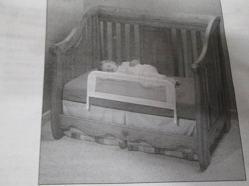 lot 244 image: KidCo Convertible Crib Bed Rail Pin...