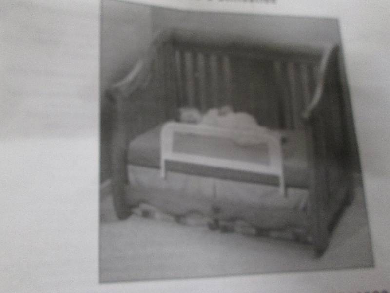 lot 245 image: KidCo Convertible Crib Bed Rail Pin...