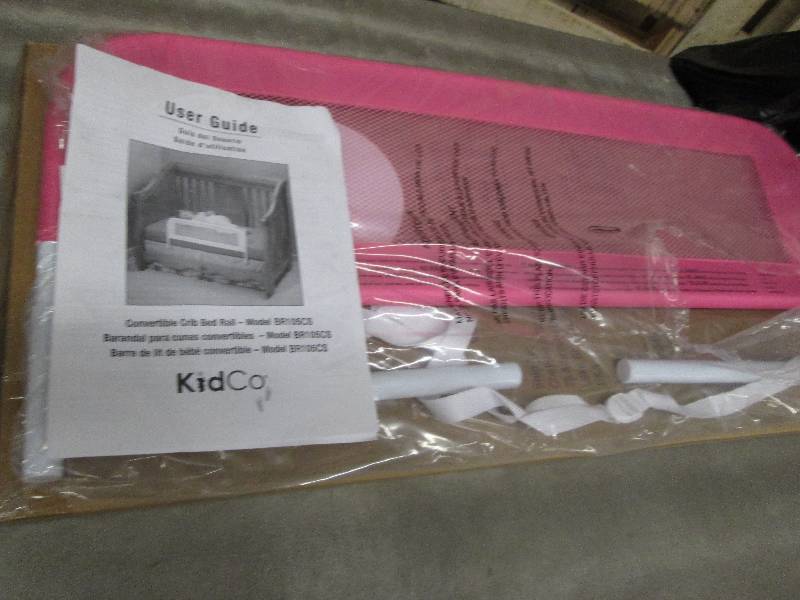 lot 246 image: KidCo Convertible Crib Bed Rail Pin...