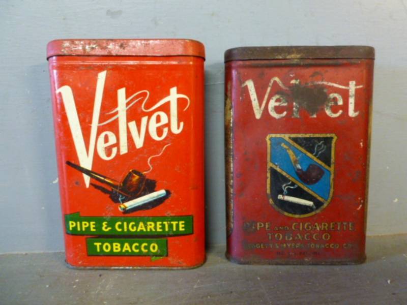 lot 30 image: Vintage Tobacco Cans