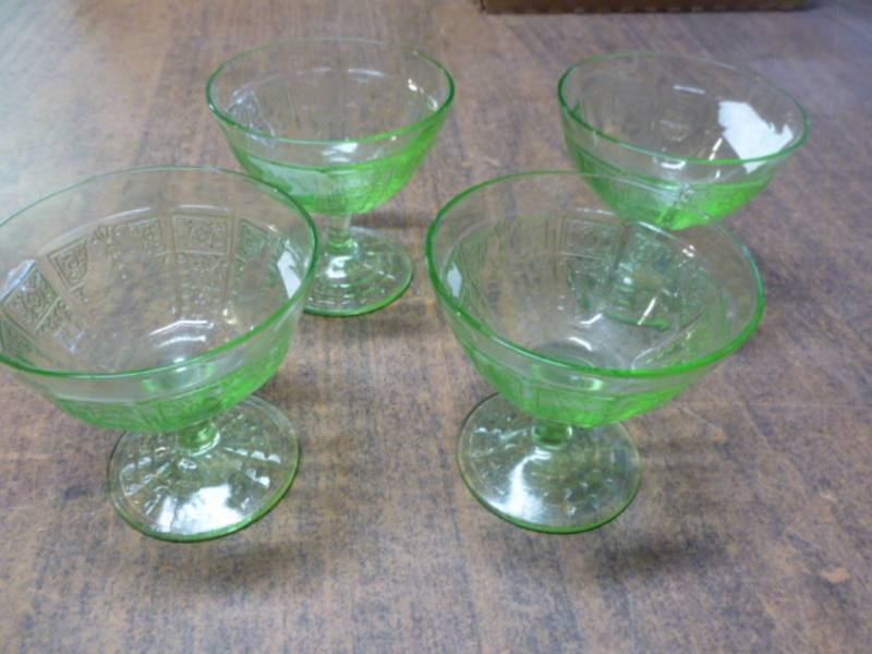 lot 60 image: Depression Glass
