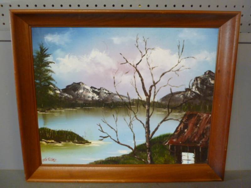 lot 76 image: Original Oil On Canvas