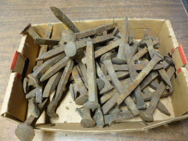 lot 105 image: Vintage Railroad Spikes