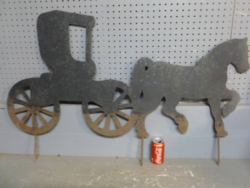 lot 114 image: Cut Metal Yard Decoration