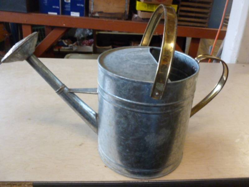 lot 156 image: Galvanized Steel Watering Can