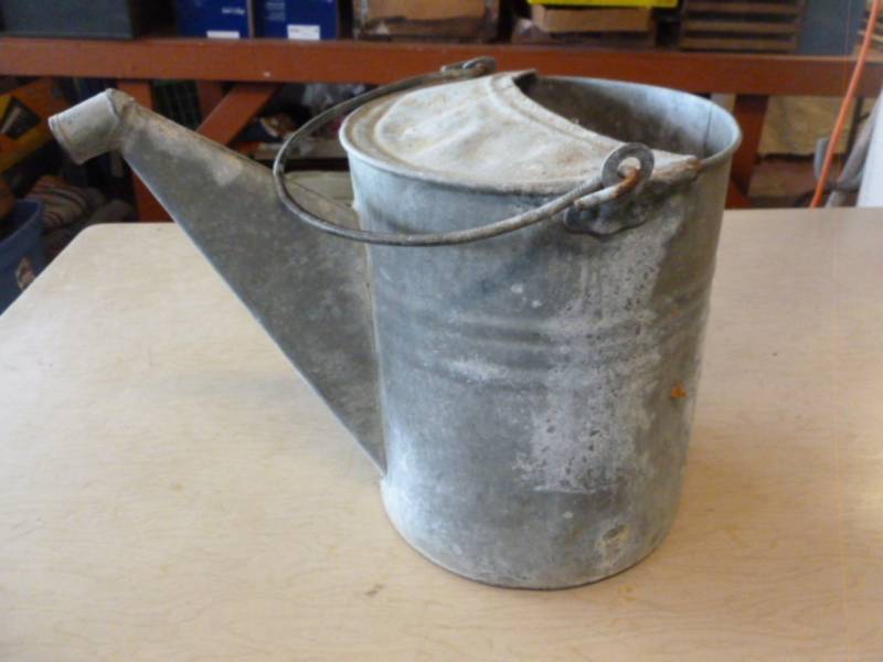 lot 157 image: Vintage Galvanized Steel Watering Pail