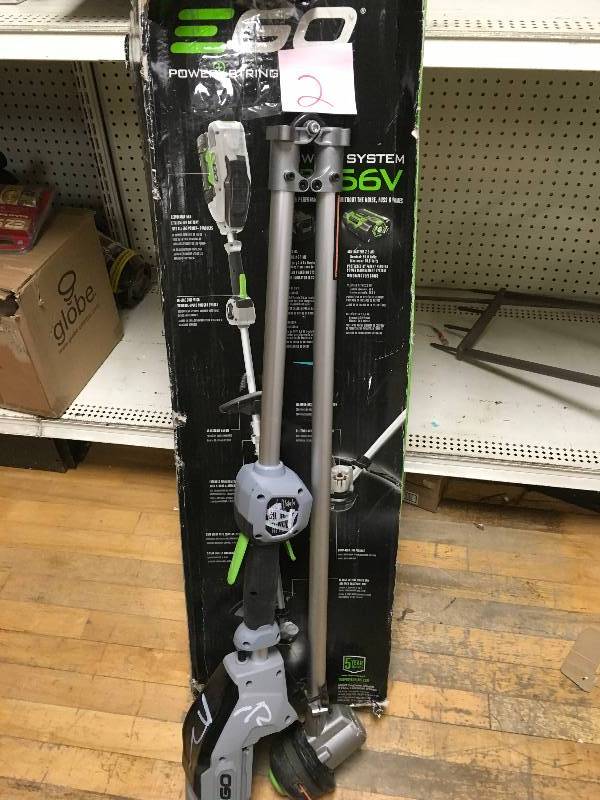 lot 2 image: EGO ST1500-S 15 in. 56V Lithium-Ion Electric Cordless Brushless String Trimmer used in good working condition Tool ONLY