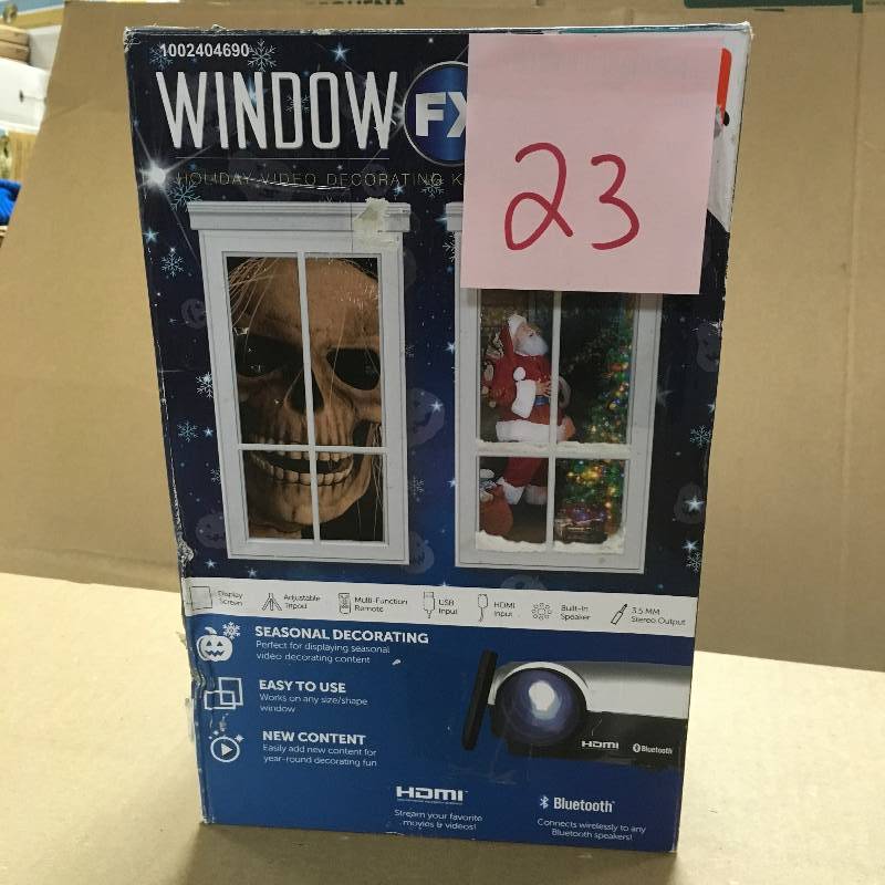 lot 23 image: WindowFX, 28088_MP9, Plus Series 2017 Projector not used