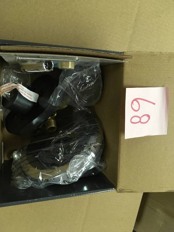 lot 68 image: Glacier Bay Aragon Single-Handle 1-Spray Tub and Shower Faucet in Chrome not used