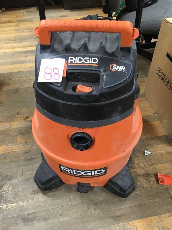 lot 88 image: Ridgid 16 Gal. 6.5-Peak HP WetDry Vacuum in good working condition