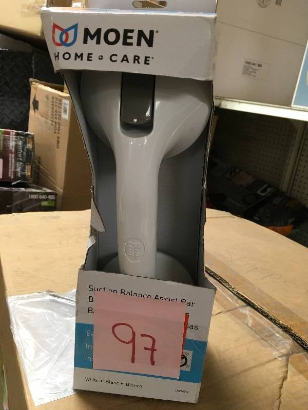 lot 97 image: Moen Home Care Glacier 12 Suction Hand Grip not used
