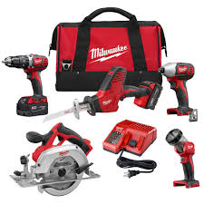 Milwaukee M18 18-Volt Lithium-Ion Cordless Combo Tool Kit (5-Tool