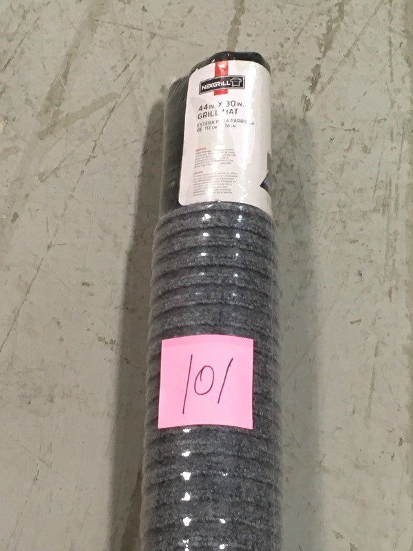 lot 101 image: Nexgrill 44 in x 30 in Grill Mat New