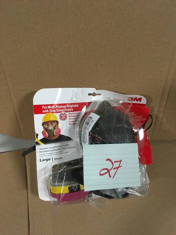 lot 27 image: 3M Professional Multi-Purpose Respirator Black Drop Down