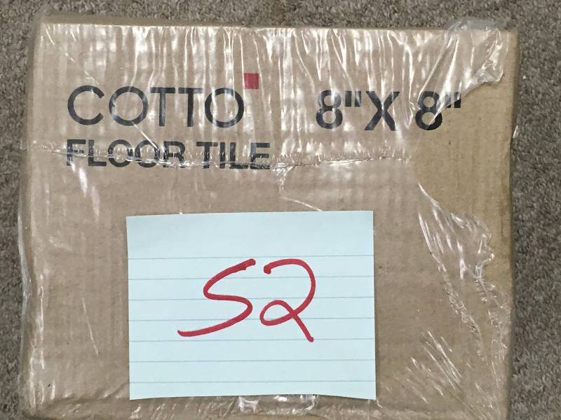 lot 52 image: Schluter Schiene Aluminum 38 in. x 8 ft. 2-12 in. Metal L-Angle Tile Edging Trim not used