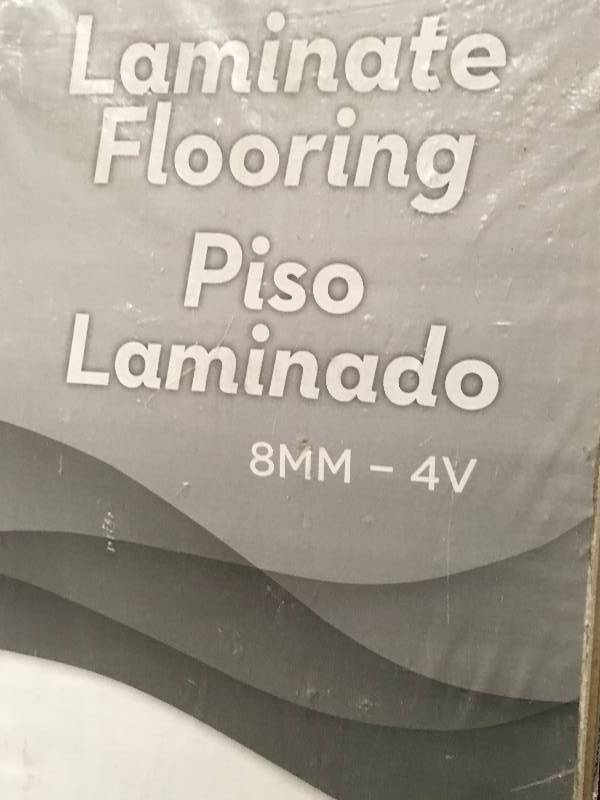 lot 68 image: LOT OF 3 CASES Home Decorators Collection Denali Pine 8 mm Thick x 7-23 in. Wide x 50-58 in. Length Laminate Flooring (21.48 sq. ft.  case) not used