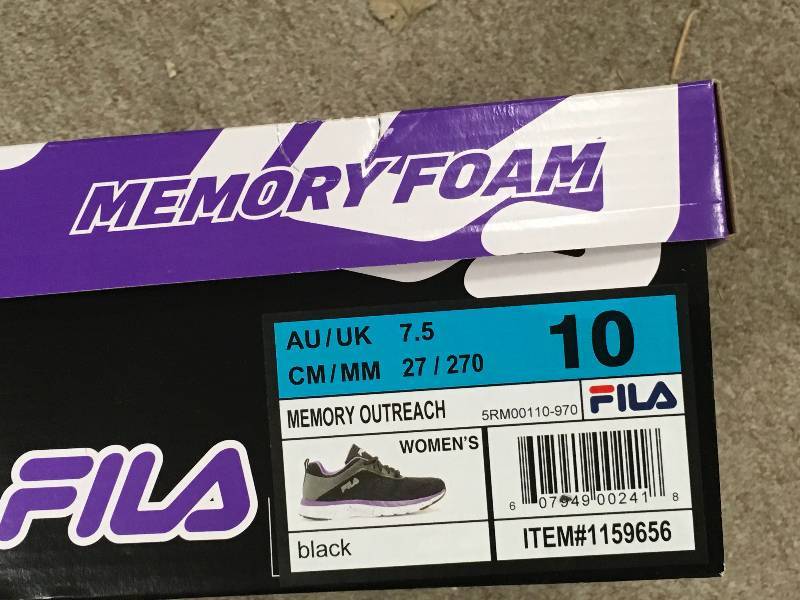 lot 76 image: FILA MEMORY OUTREACH WOMEN SIZE 10 NOT USED
