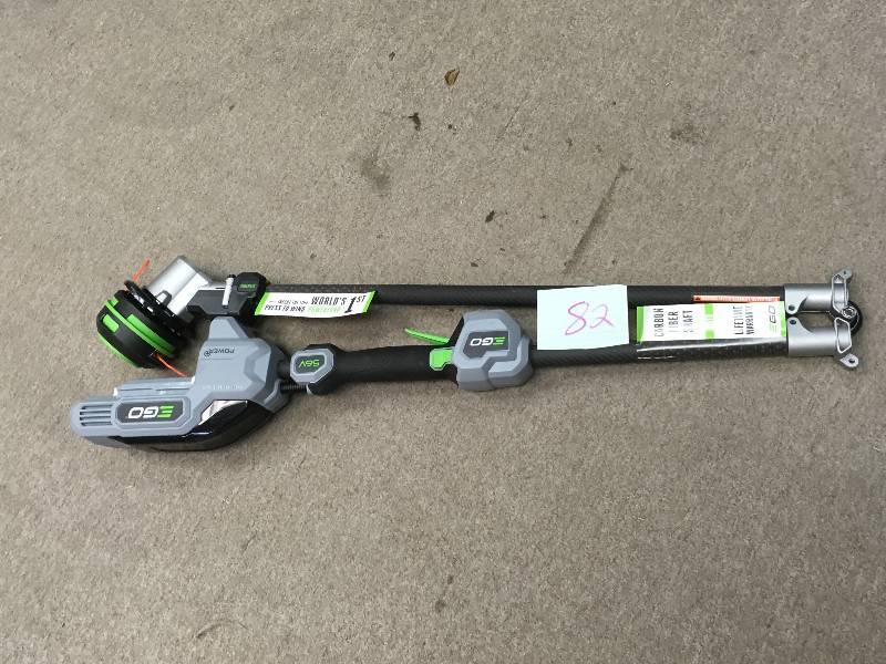 lot 82 image: EGO TRimmer 56V Tool Only in working condition