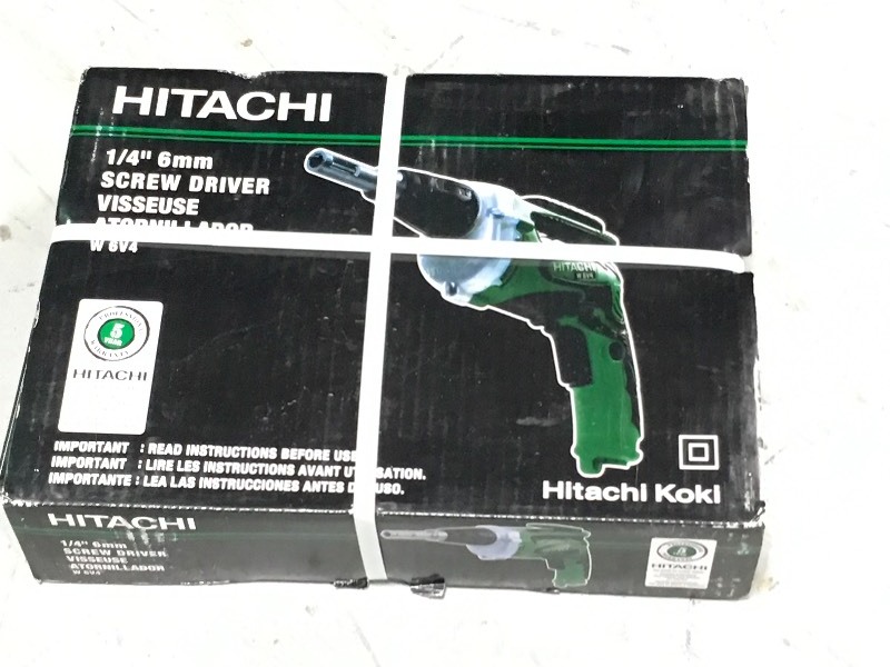 lot 118 image: Hitachi W6V4 6.6 Amp Drywall Screwdriver  new