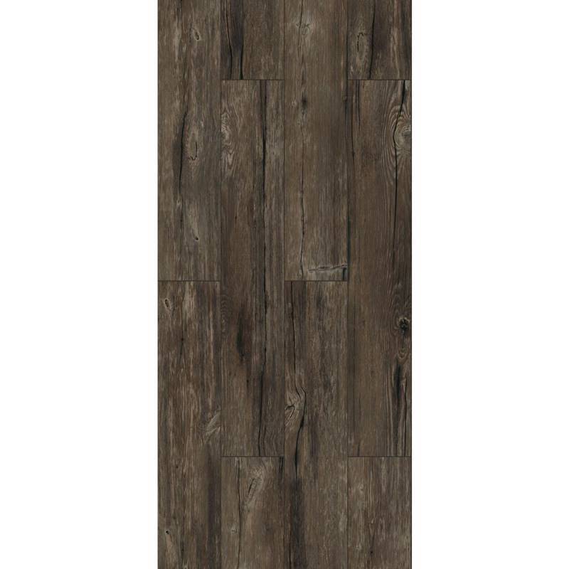 lot 44 image: LOT OF 2 CASES TrafficMASTER Walnut Ember Grey 6 in. x 36 in. Peel not used
