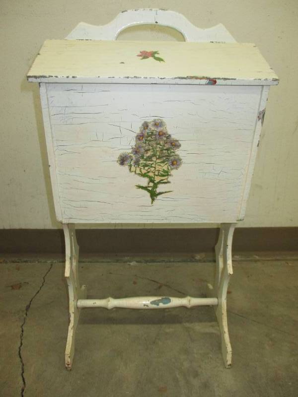 White Sewing Box