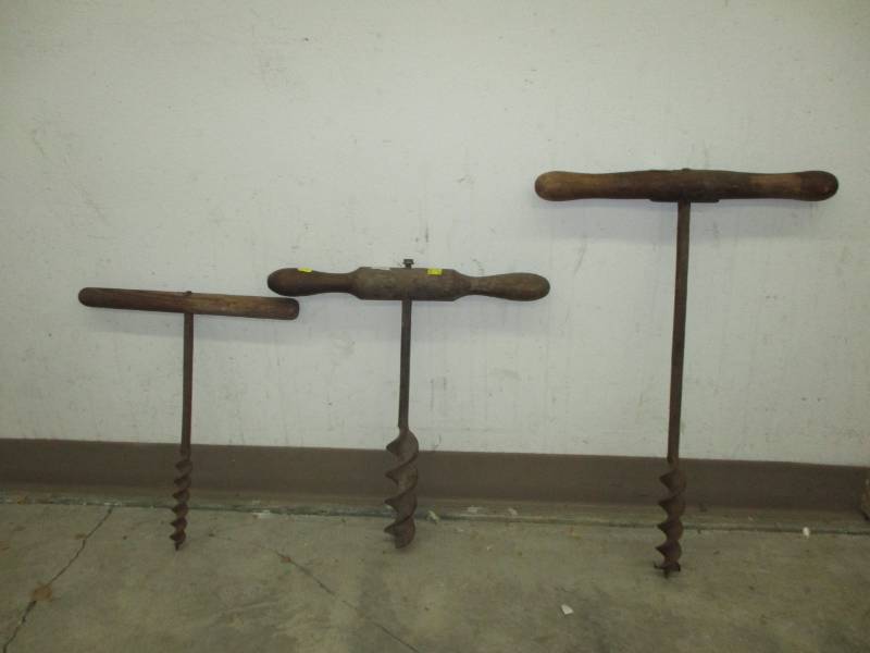 3 Old hand drills