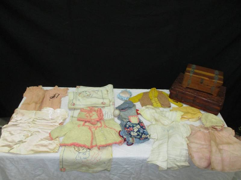 Various Old baby Doll Clothes