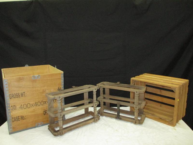 3 Wooden Crates