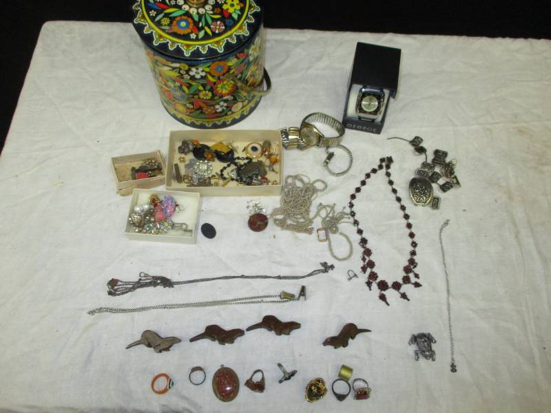 Watches, old class ring, copper ring, and other jewelery