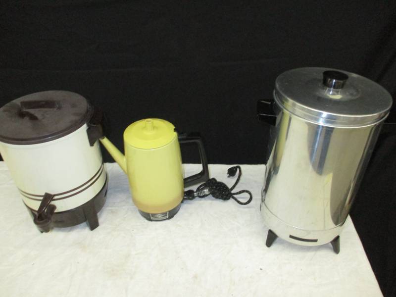Three Coffee Pots