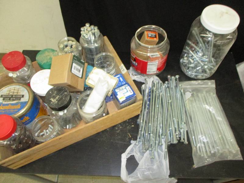 Various Lag Bolts and flat washers