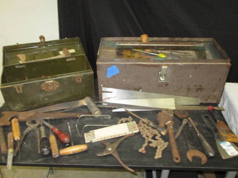 Tool boxes and various tools