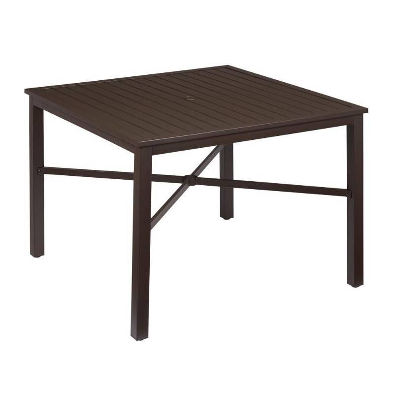 lot 84 image: Hampton Bay Mix and Match Square Metal Outdoor Dining Table FTS70660