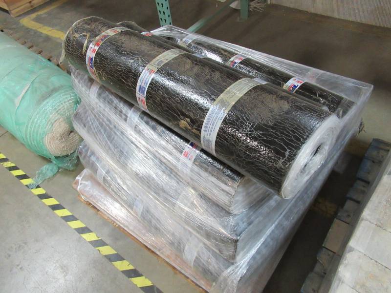 lot 18 image: 11 Rolls of GAF Tri-Ply 3 ft. x 33 ft. APP Granular White For Low Slope Roofs